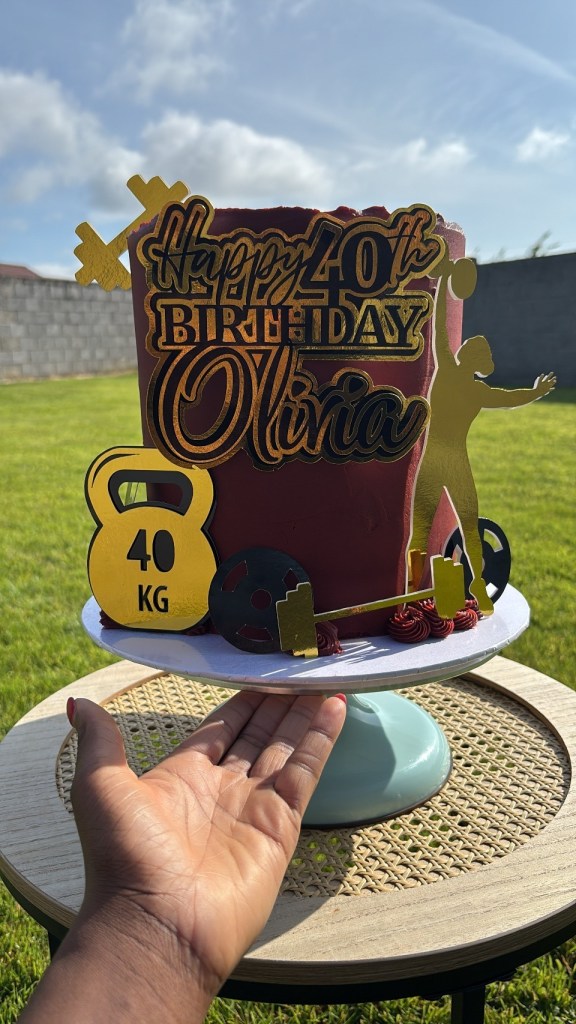 Gym sports themed cake in Meath