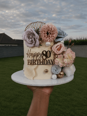 80th BIRTHDAY CAKE