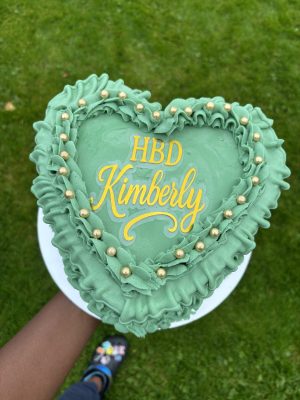 Heart shaped cake in Meath
